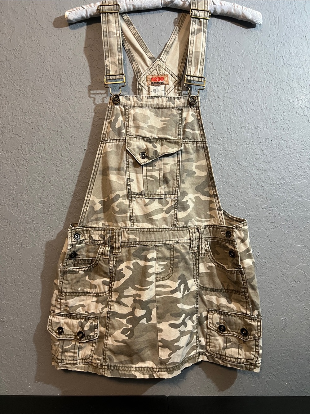 NOBO Tan Camo Overall Dress